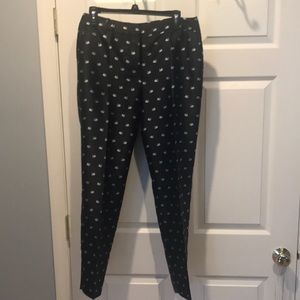 RSVP by Talbots swan print pants